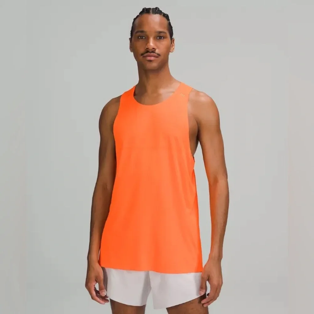 Lululemon Men Fast and Free Singlet Breathe Tank Top